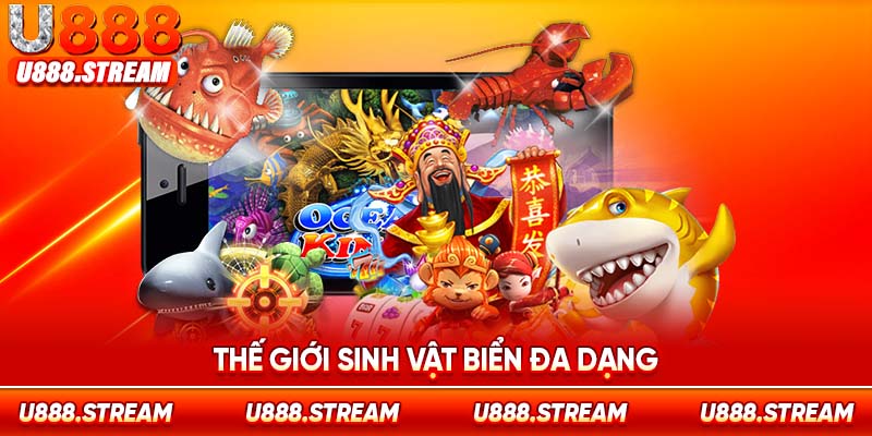 Hệ thống sinh vật biển trong game đều được thiết kế tỉ mỉ